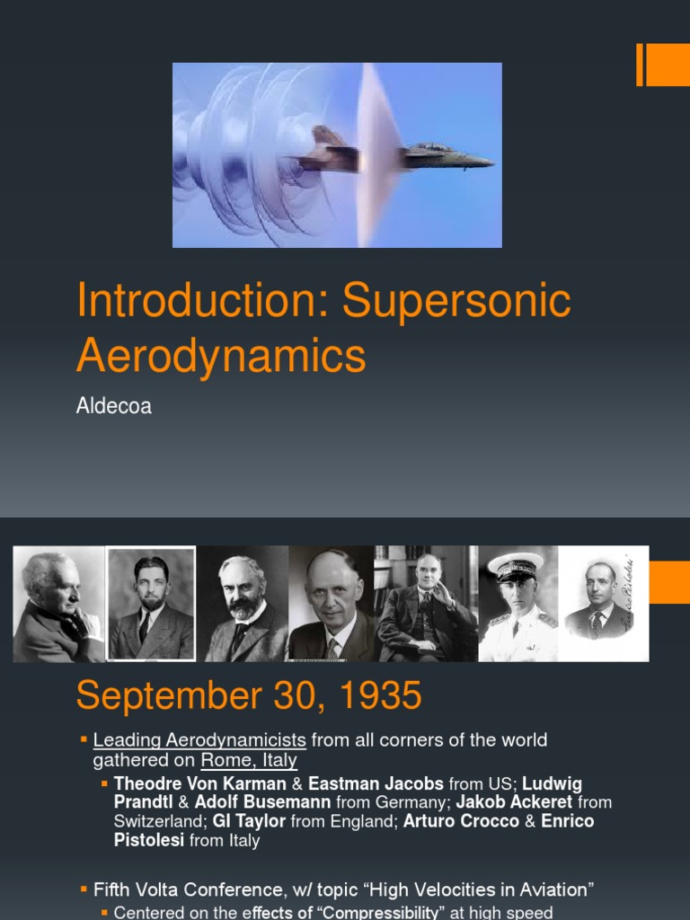 Supersonic Aerodynamics Insights | PDF | Fluid Dynamics | Shock Wave