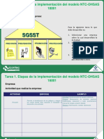  Etapas de La Implementación Del Modelo NTC OHSAS 18001