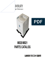 M020/M021 Parts Catalog