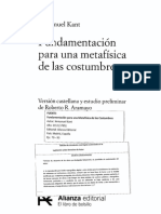 Kant - Fundamentación (Capítulo 2 [Sección] - El Imperativo Categórico)