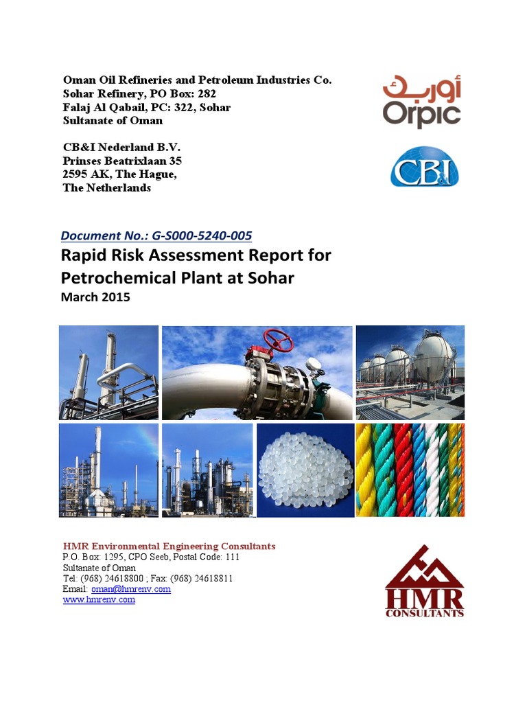 Rapid Risk Assessment of Oman Petrochemical Plant | PDF | Oil Refinery ...