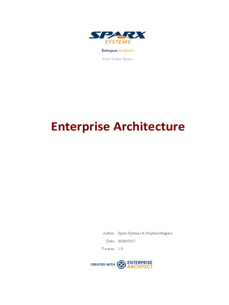 Enterprise Architecture User Guide | PDF | Enterprise Architecture ...
