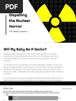 Dispelling The Nuclear Horror