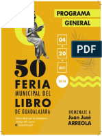 Programa Feria Municipal Del Libro 2018