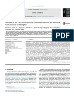 Prevalence and Characterization of Salmonella Serovars Isolated From