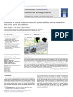 Evaluation of natural zeolite as warm mix asphalt additive