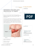 Remedios Naturales para Desintoxicar El Hígado - Salud PDF
