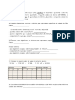 1 Avaliação de Matematica 2018