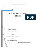 Resumen de Estudio - IEEE830