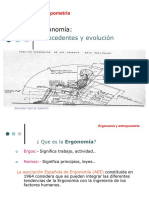 Ergonomia Antecedentes y Evolucion