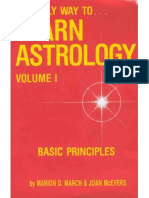 Marion D. March and Joan McEvers - The Only Way to Learn Astrology Volume 1