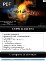 Aula 1 Introdução À Termodinâmica