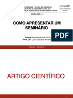 Seminario 1 - Como Apresentar Um Seminario