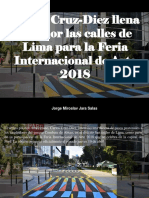 Jorge Miroslav Jara Salas - Carlos Cruz-Diez llena de color las calles de Lima para la Feria Internacional de Arte 2018