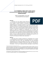 Ciberacoso - Cyberbullying - en El País Vasco - Diferencias de Sexo en Víctimas, Agresores y Observadores