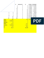 Nº Ventas Xi XF Experiencia Yi Yf Xi-Media (Xi-Media) 2