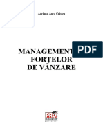 Managementul Fortelor de Vanzare PDF
