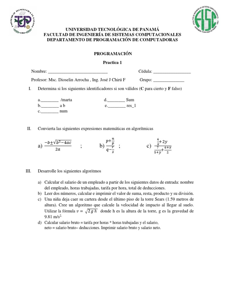 Practica 1 | PDF