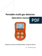 Portable Multi Gas Detector: Operation Manual