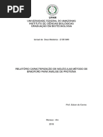 Relatório de Caracterização de Moléculas 2