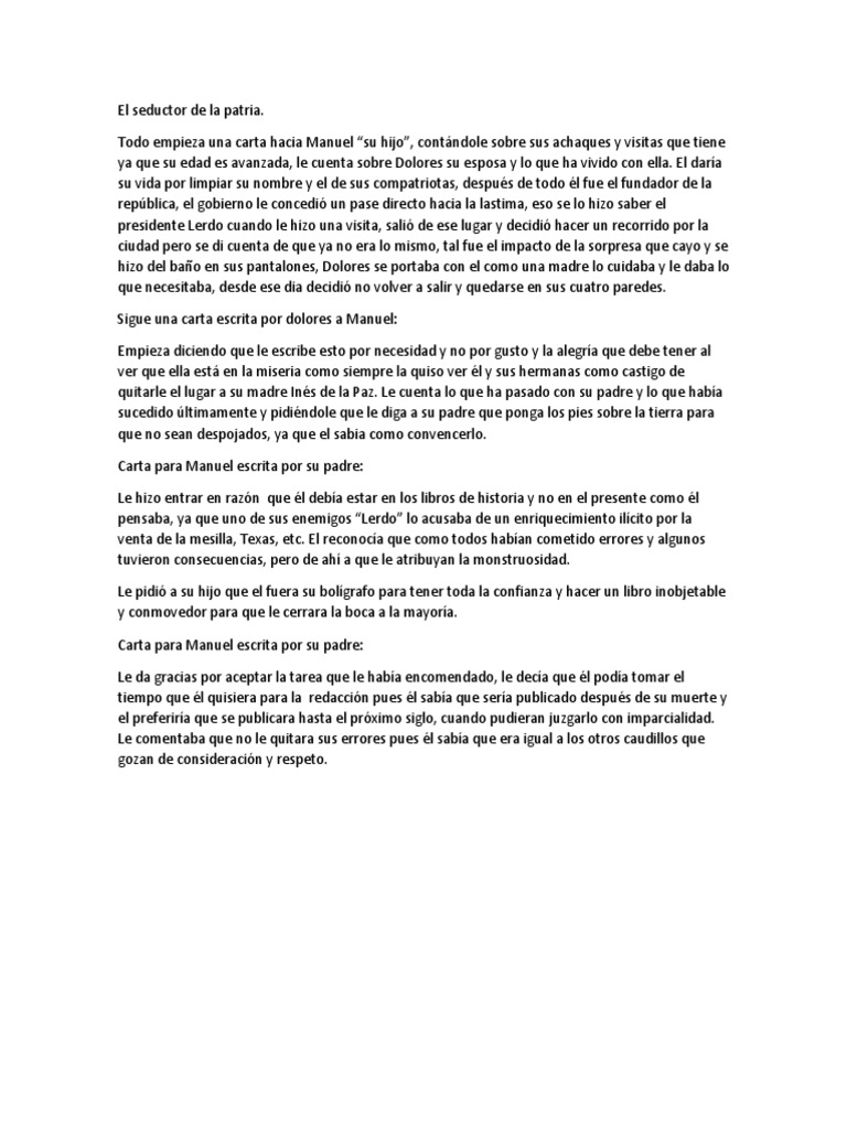 El Seductor de La Patria PDF Nueva españa México