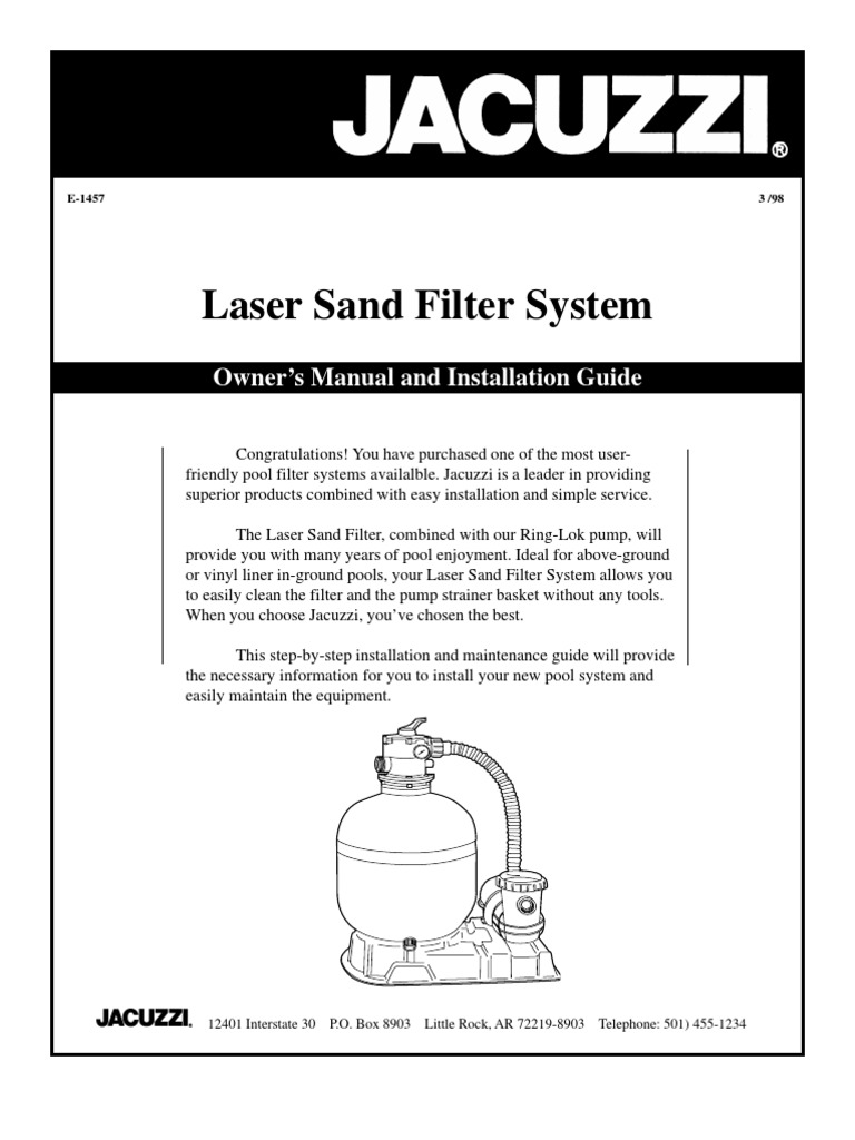 Jacuzzi Filter LS | PDF | Electrical Connector | Nut (Hardware)