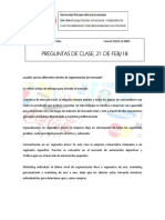 Preguntas de Clase, 21 de Feb/18: ¿Cuáles Son Los Diferentes Niveles de Segmentación de Mercado?