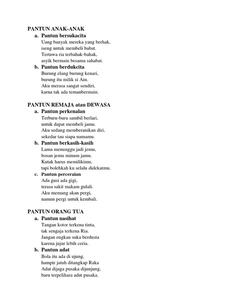 Pantun Remaja Katakatacinta Top