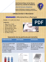 Sexto Seminario Micromerítica y Reología