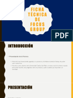 Ficha Técnica de Focus Group