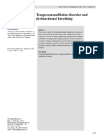 Temporomandibular Disorder and Dysfunctional Breathing: Eliane C. Rodrigues Corrêa Fausto Bérzin