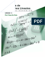 NUnidad5 Sistemas Ecuaciones Lineales Algebra Superior 