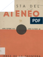 Revista Del Ateneo (Jerez de La Frontera) - 4-1934, N.º 68