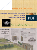 3a Clase Urbanizacion en El Peru 3a Parte