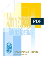 Tema 2 - El Hardware Del Servidor PDF