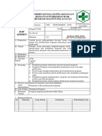 SOP Koordinasi Dalam Pelaksanaan Kegiatan Pkm Baik Program Maupun Pelayanan Docx