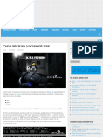 Como Matar Un Proceso en Linux - Linux para Todos