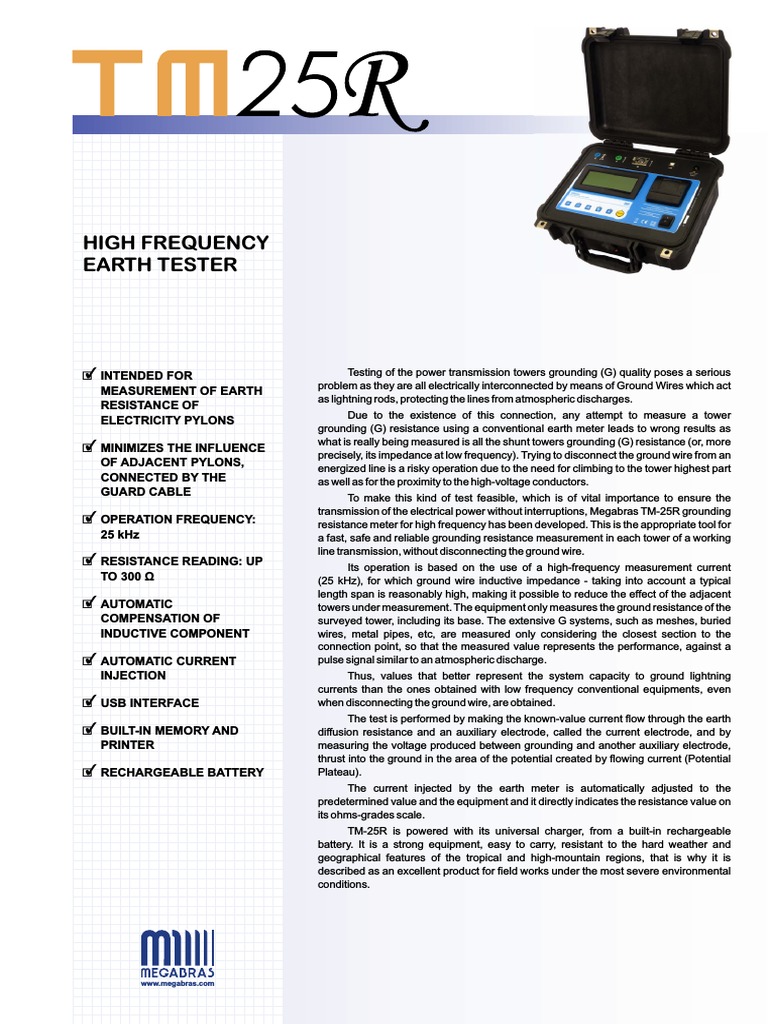 TM 25R PDF | PDF | Electric Power Transmission | Electric Current