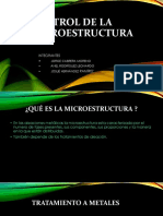 Control de La Microestructura