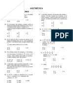 Aritmética Razones y Proporciones