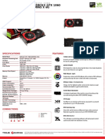 Msi Geforce GTX 1060 Gaming X 6g Datasheet