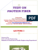 Study On Protein Fiber