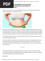 Basta Usar Esses 2 Ingredientes Para Esvaziar Todos Os Depósitos de Gordura e Parasitas de Seu Corpo Sem Esforço