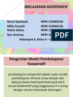 Model Pembelajaran Kooperatif