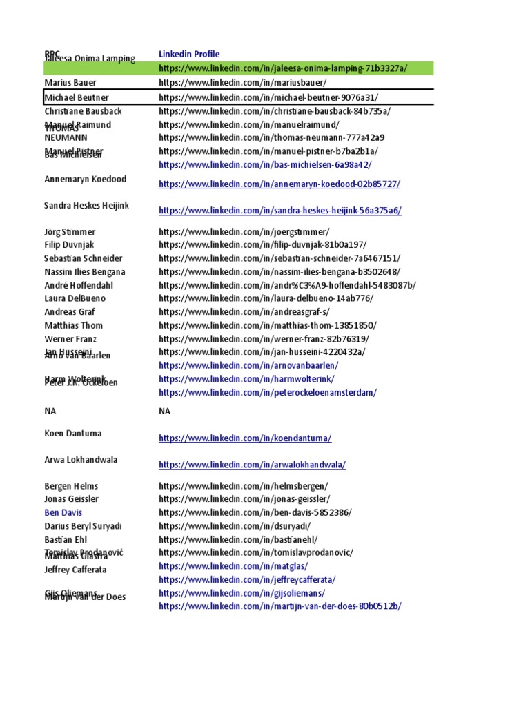LinkedIn Networking Directory | PDF | Intellectual Works | Computing