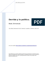 Biset2013_Derrida y Lo Politico