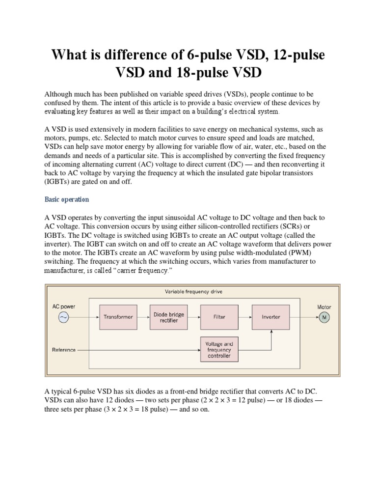 DIFFERENCE BETWEEN 6 PULSE AND 12 PULSE CONVERTER intelligence overview