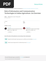 Role of Information and Communication Technologies