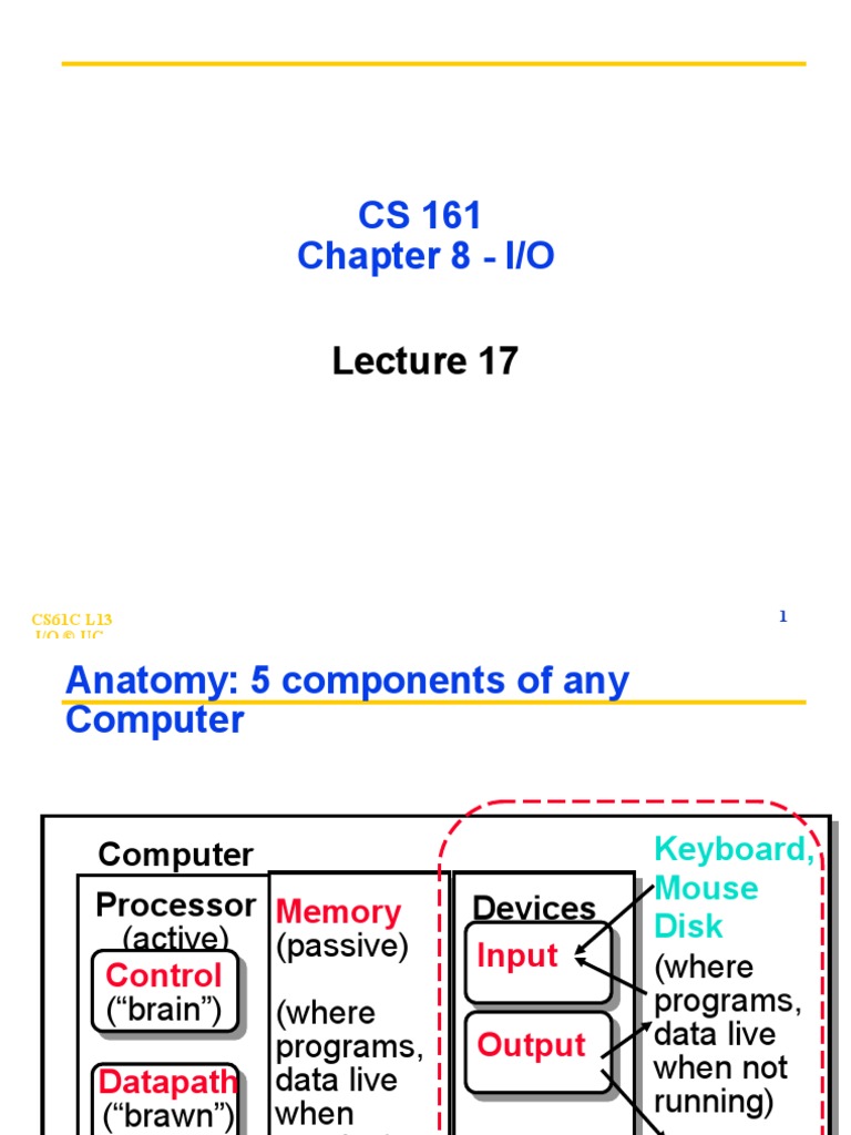 I/O Systems and Device Performance Overview | PDF | Input/Output ...