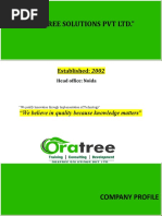 "Oratree Solutions PVT LTD.": Company Profile